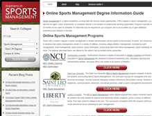 Tablet Screenshot of mastersinsportsmanagement.org